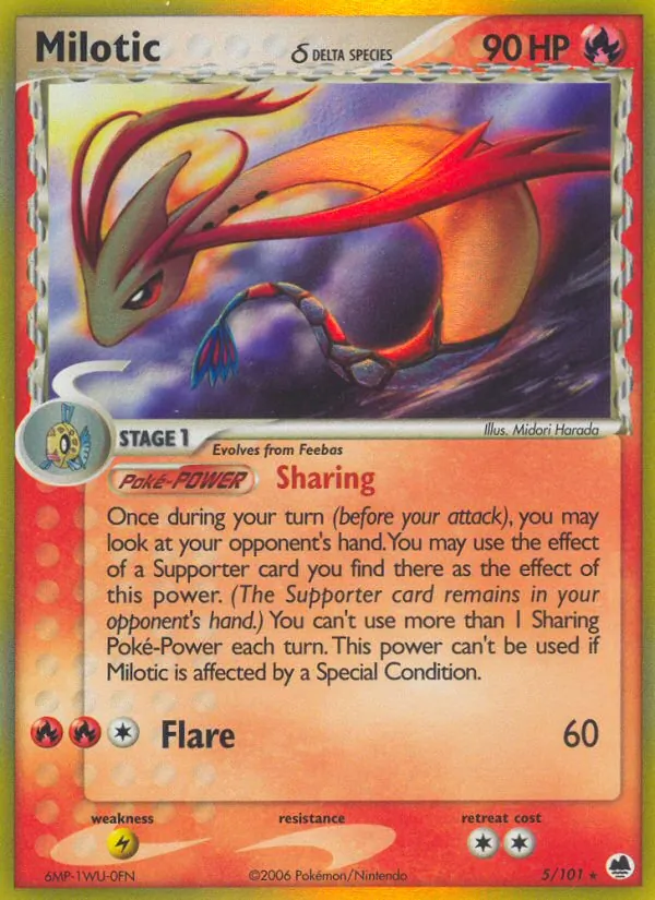 Milotic δ — Dragon Frontiers 5/101