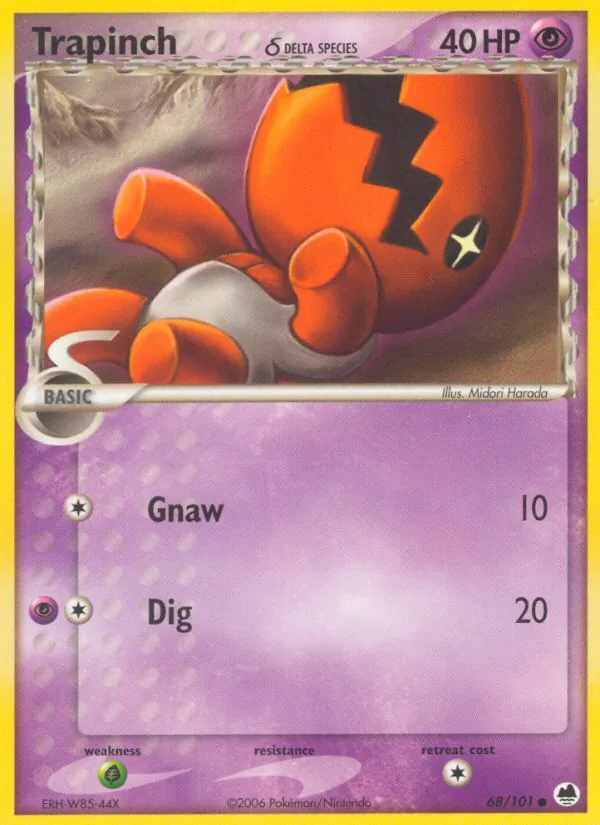 Trapinch δ — Dragon Frontiers 68/101