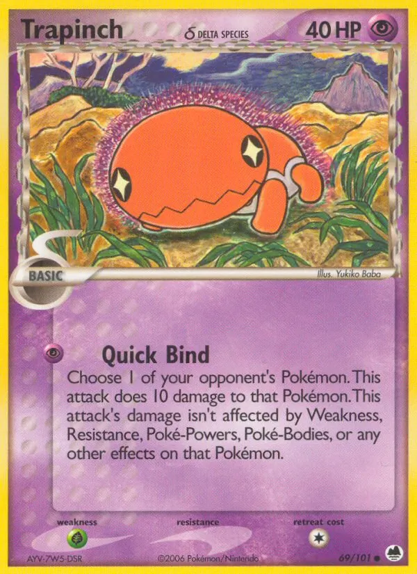 Trapinch δ — Dragon Frontiers 69/101