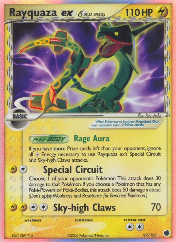 Rayquaza ex δ — EX Île des Dragons 97/101