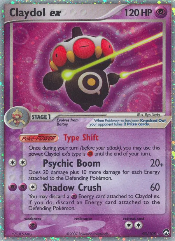 Claydol ex — Power Keepers 93/108