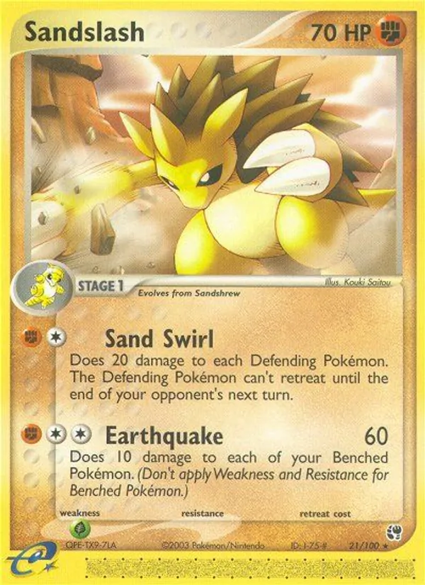 Sandslash — Sandstorm 21/100