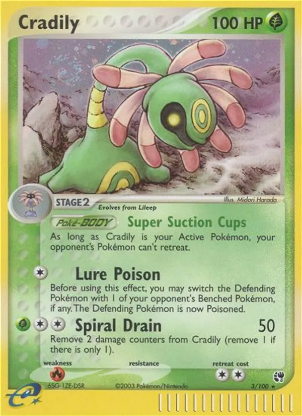 Cradily — Sandstorm 3/100
