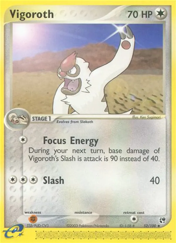 Vigoroth — Sandstorm 52/100