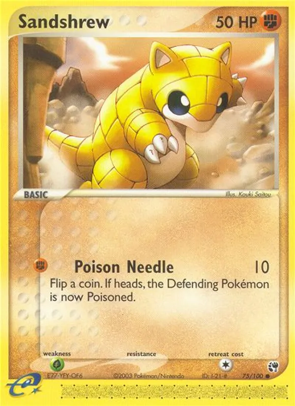 Sandshrew — Sandstorm 75/100