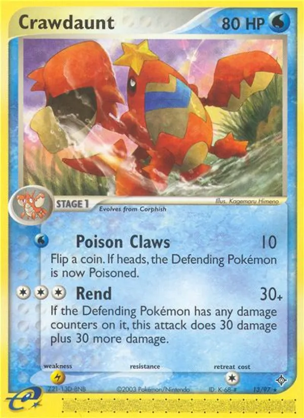 Crawdaunt — Dragon 13/97