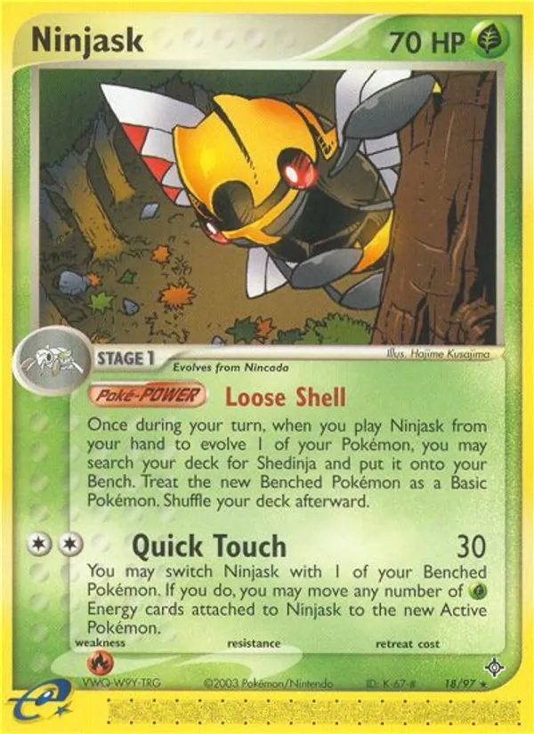 Ninjask — Dragon 18/97