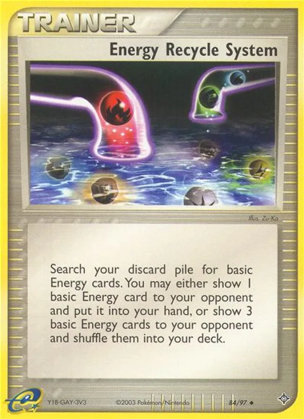 Recyclage d'énergie — EX Dragon 84/97