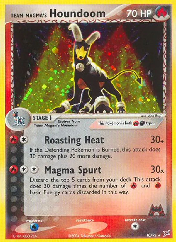Team Magma's Houndoom — Team Magma vs Team Aqua 10/95