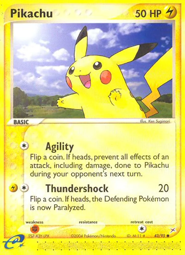 Pikachu — EX Team Magma vs Team Aqua 43/95