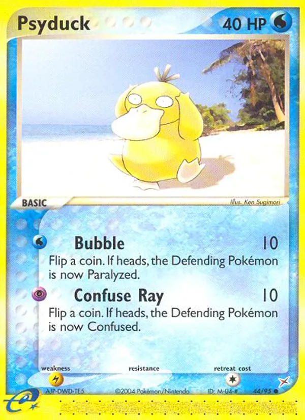 Psyduck — Team Magma vs Team Aqua 44/95