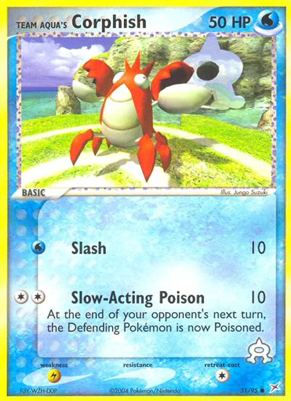 Team Aqua's Corphish — Team Magma vs Team Aqua 51/95