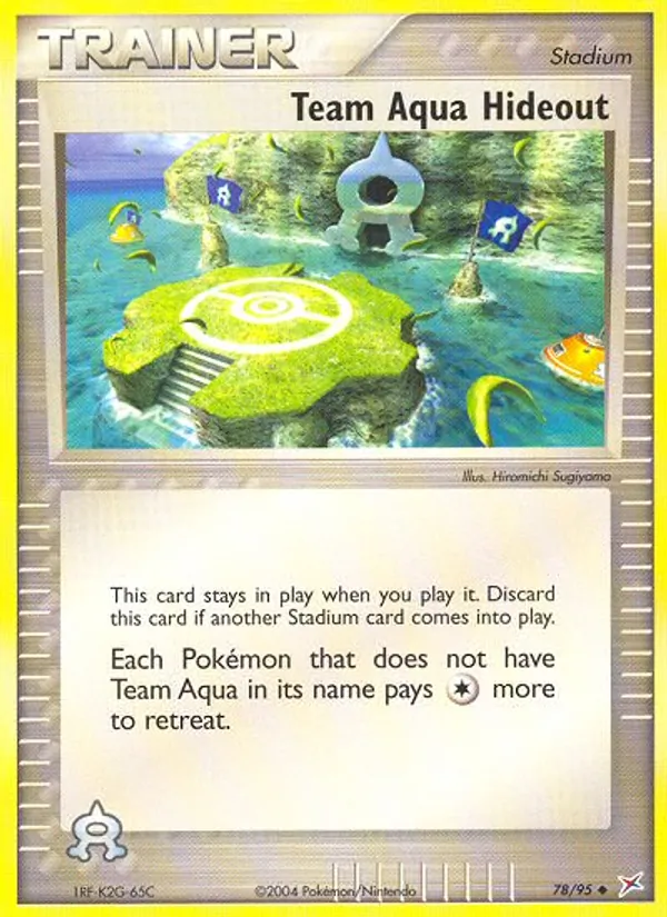 Team Aqua Hideout — Team Magma vs Team Aqua 78/95