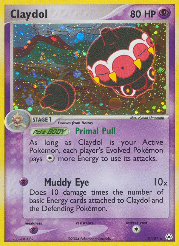 Claydol — Hidden Legends 2/101