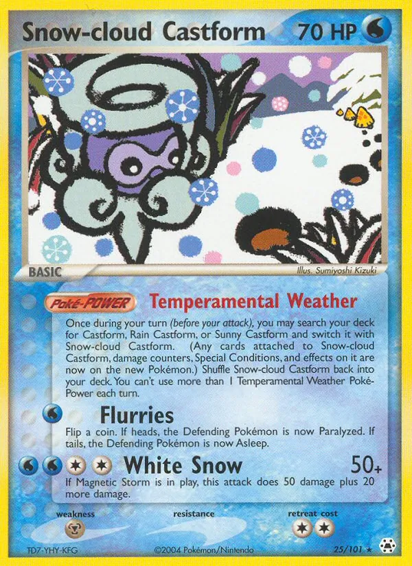 Snow-cloud Castform — Hidden Legends 25/101