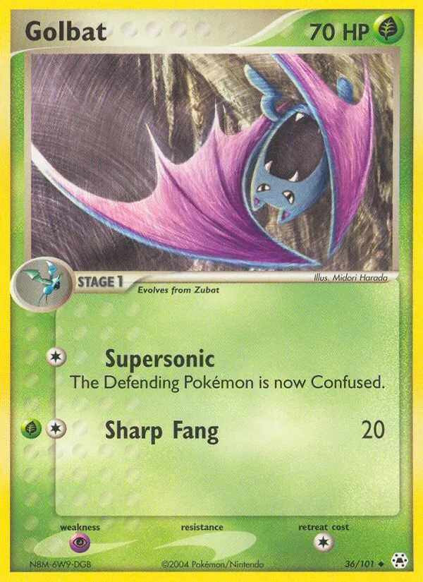 Golbat — Hidden Legends 36/101