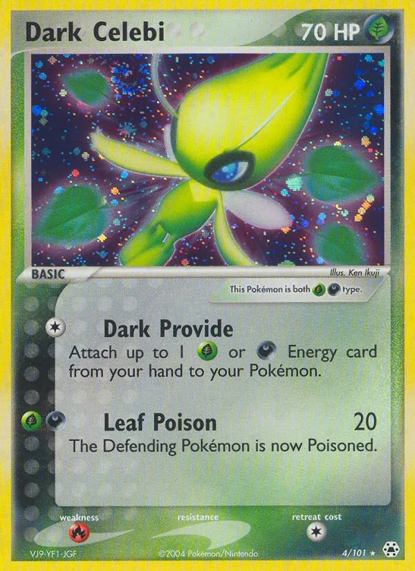 Dark Celebi — Hidden Legends 4/101