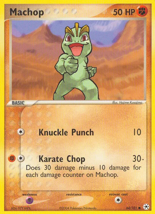 Machop — Hidden Legends 64/101