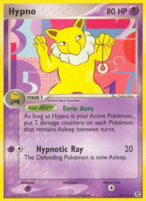 Hypno — FireRed & LeafGreen 25/112