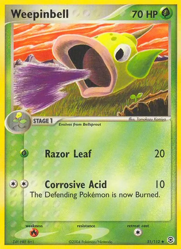 Weepinbell — FireRed & LeafGreen 51/112