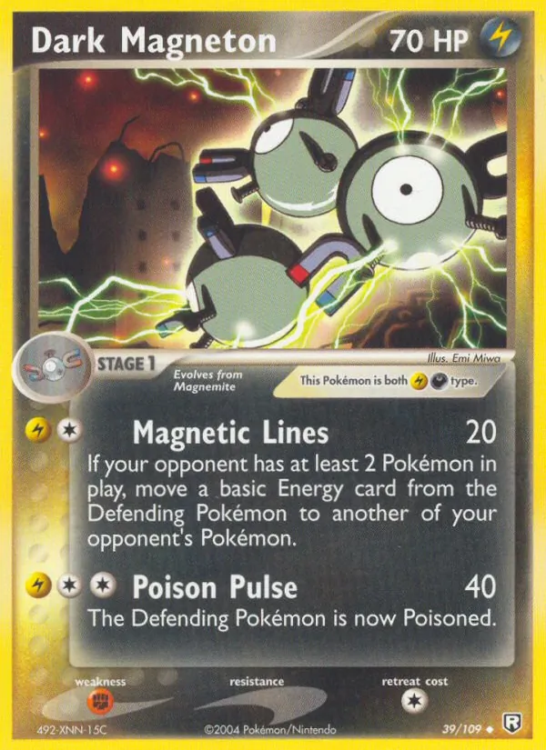 Dark Magneton — Team Rocket Returns 39/109