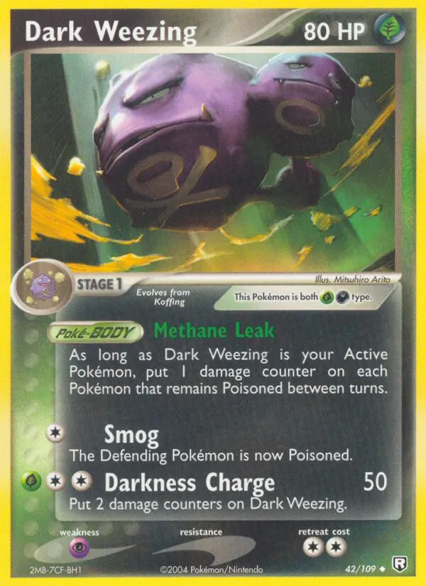 Dark Weezing — Team Rocket Returns 42/109