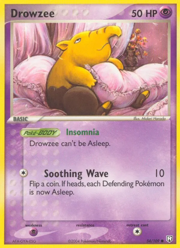 Drowzee — Team Rocket Returns 54/109