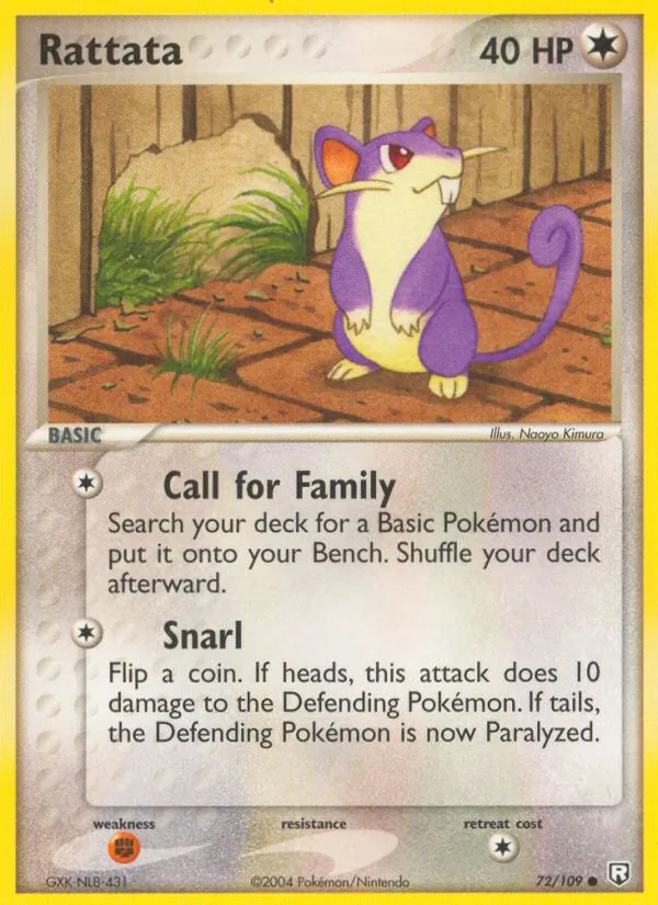 Rattata — Team Rocket Returns 72/109