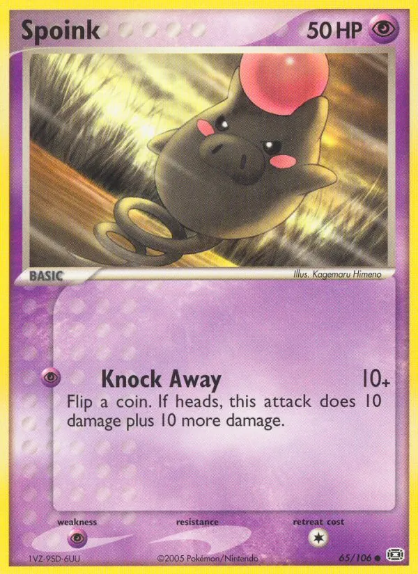 Spoink — Emerald 65/106