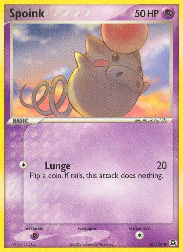 Spoink — Emerald 66/106
