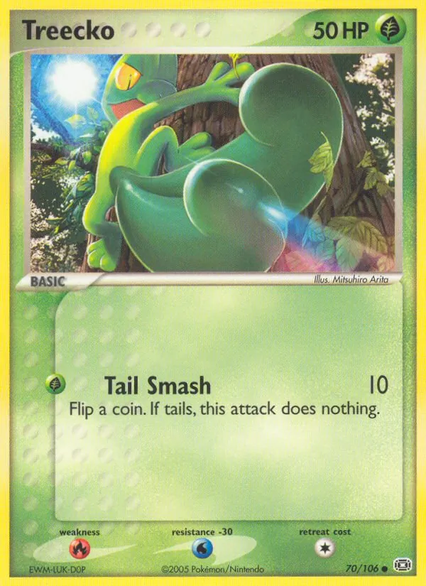 Treecko — Emerald 70/106
