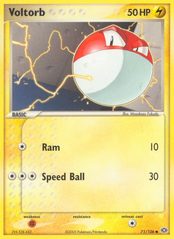 Voltorb — Emerald 71/106