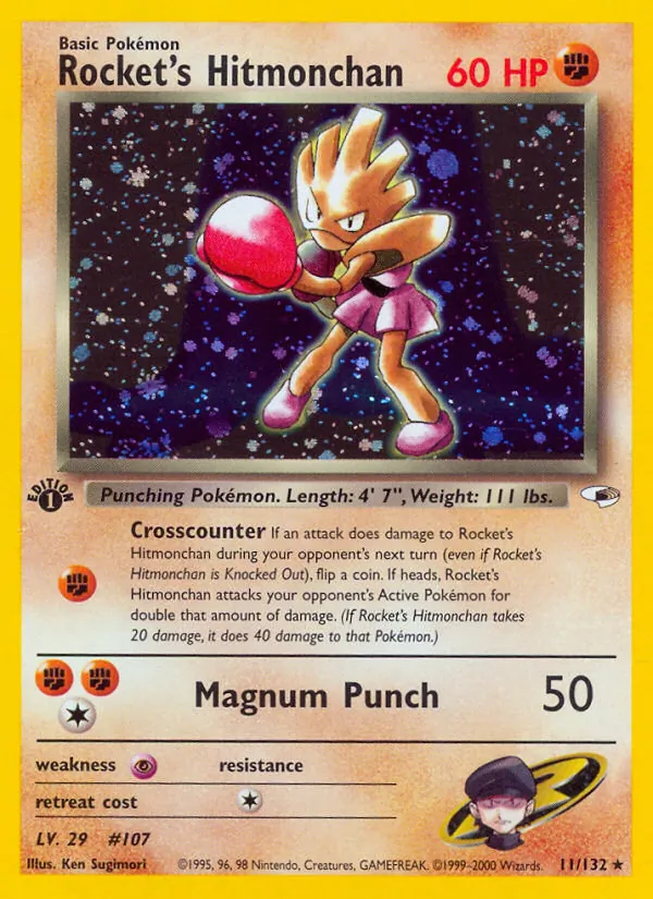 Rocket's Hitmonchan — Gym Heroes 11/132