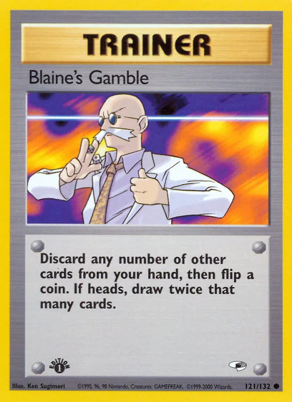 Blaine's Gamble — Gym Heroes 121/132
