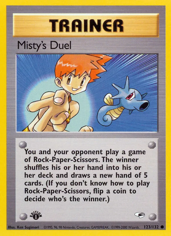 Misty's Duel — Gym Heroes 123/132
