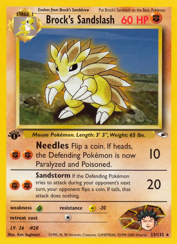 Brock's Sandslash — Gym Heroes 23/132