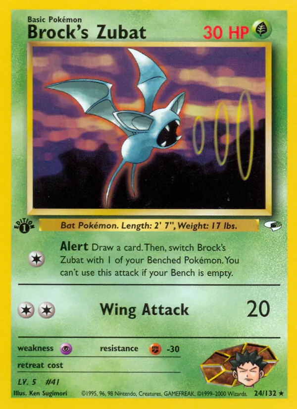 Brock's Zubat — Gym Heroes 24/132