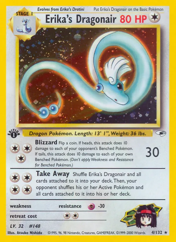 Erika's Dragonair — Gym Heroes 4/132