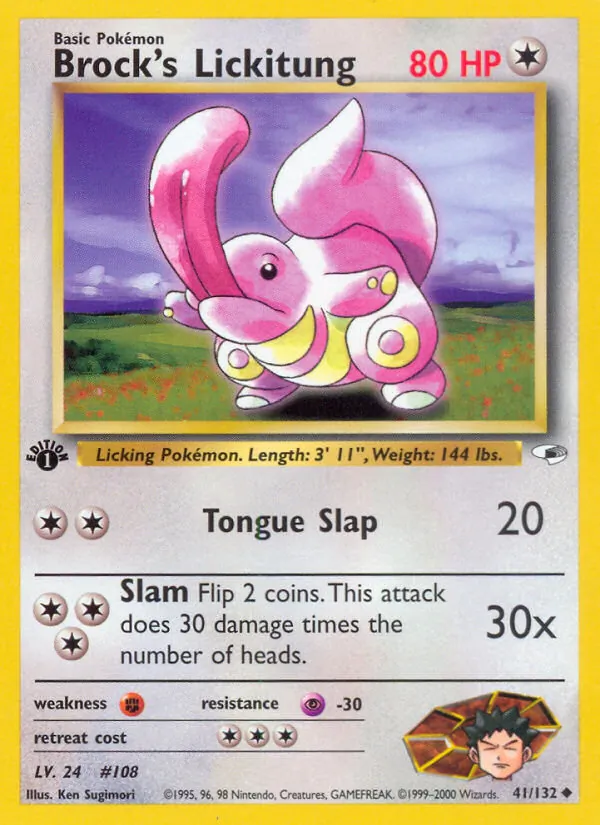 Brock's Lickitung — Gym Heroes 41/132