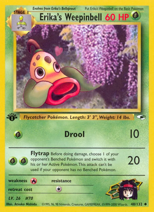 Erika's Weepinbell — Gym Heroes 48/132