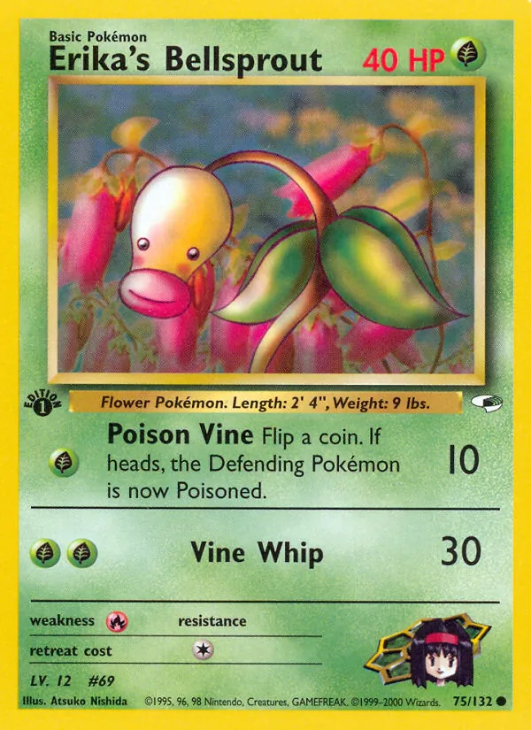 Erika's Bellsprout — Gym Heroes 75/132
