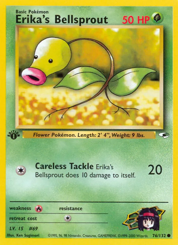 Erika's Bellsprout — Gym Heroes 76/132