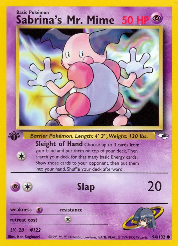 Sabrina's Mr. Mime — Gym Heroes 94/132