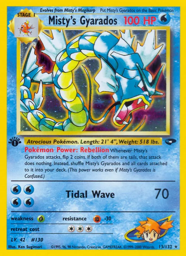 Misty's Gyarados — Gym Challenge 13/132