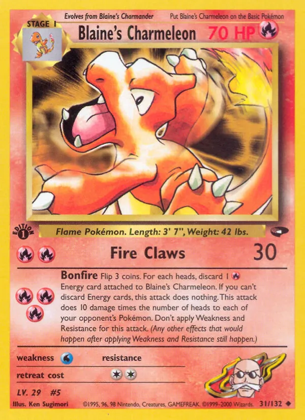 Blaine's Charmeleon — Gym Challenge 31/132