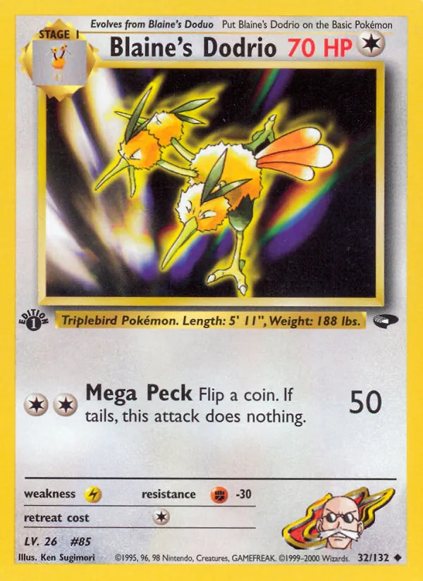 Blaine's Dodrio — Gym Challenge 32/132
