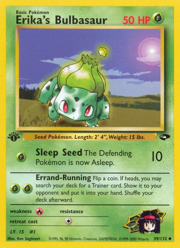 Erika's Bulbasaur — Gym Challenge 39/132
