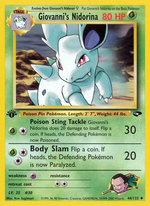 Giovanni's Nidorina — Gym Challenge 44/132
