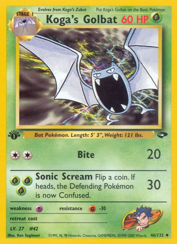 Koga's Golbat — Gym Challenge 46/132