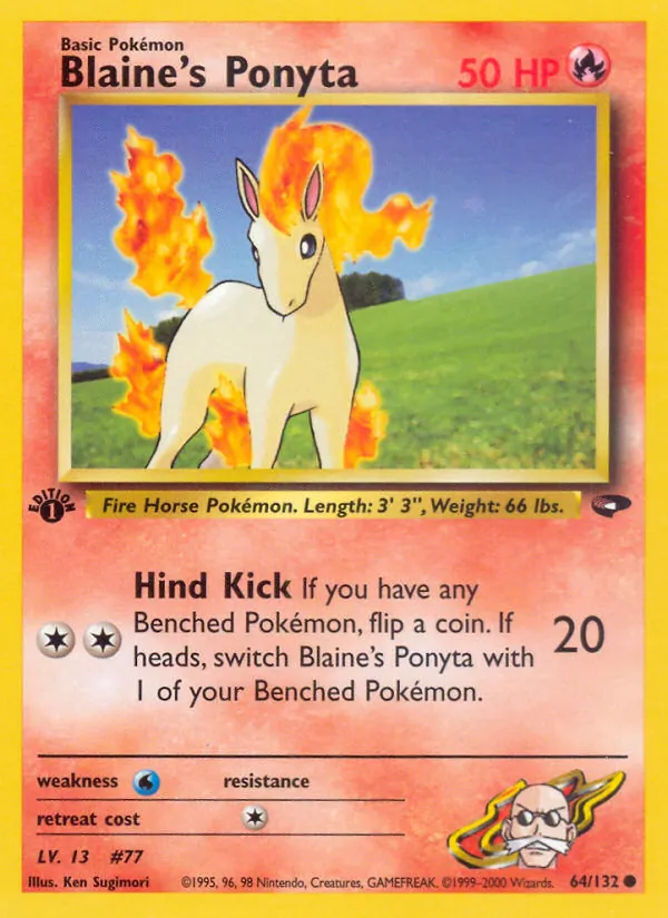 Blaine's Ponyta — Gym Challenge 64/132